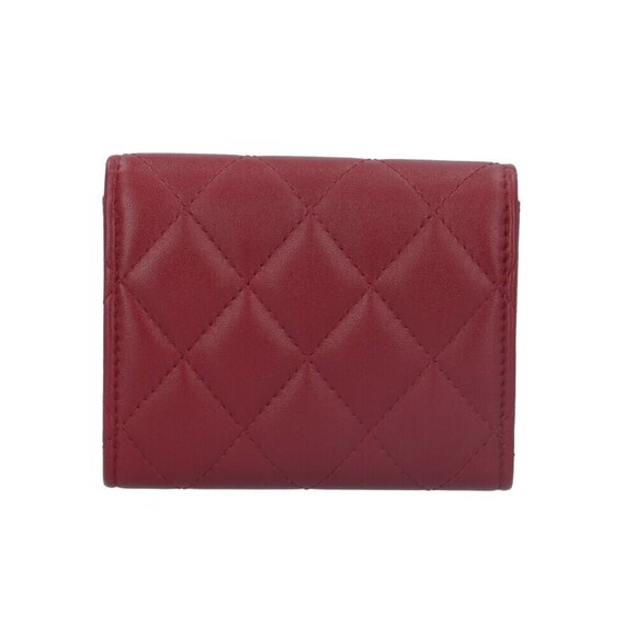 CHANEL Authentic Red Leather Wallet - Picture 2 of 6